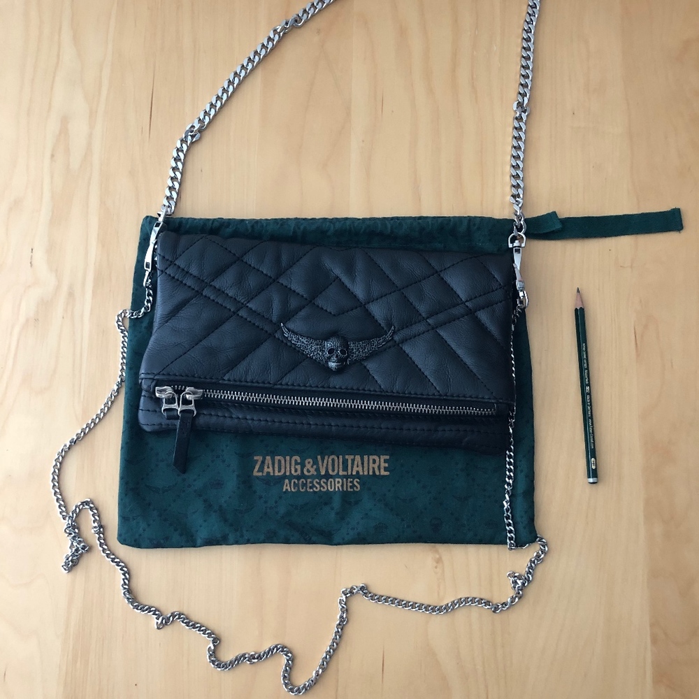 Zadig & Voltaire Rock Leather Clutch